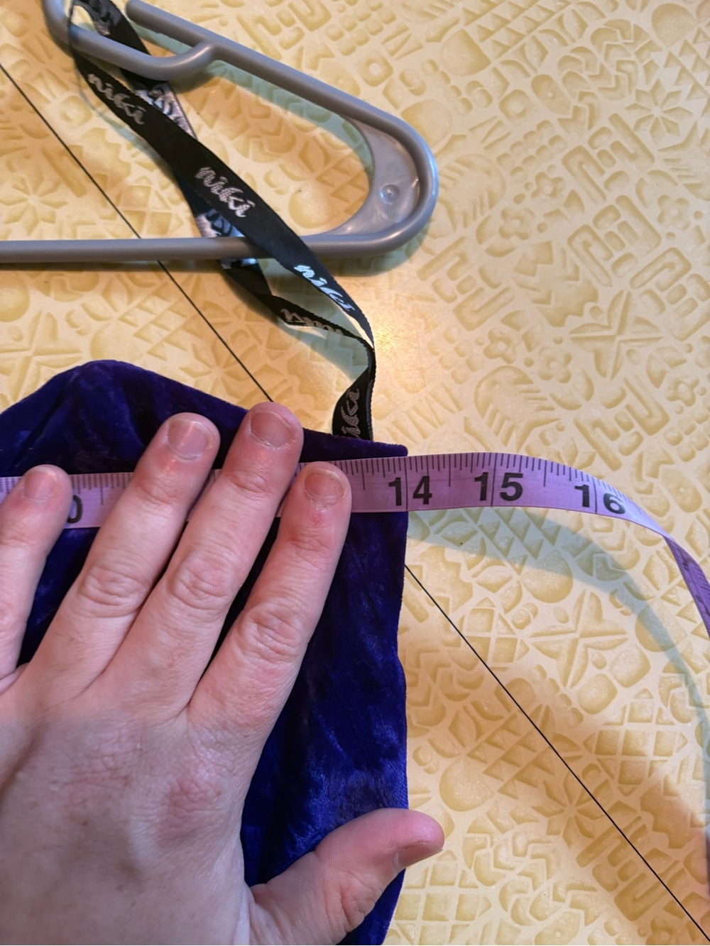 Vintage Elegant Royal Purple Velvet Slip Dress - Picture 11 of 13